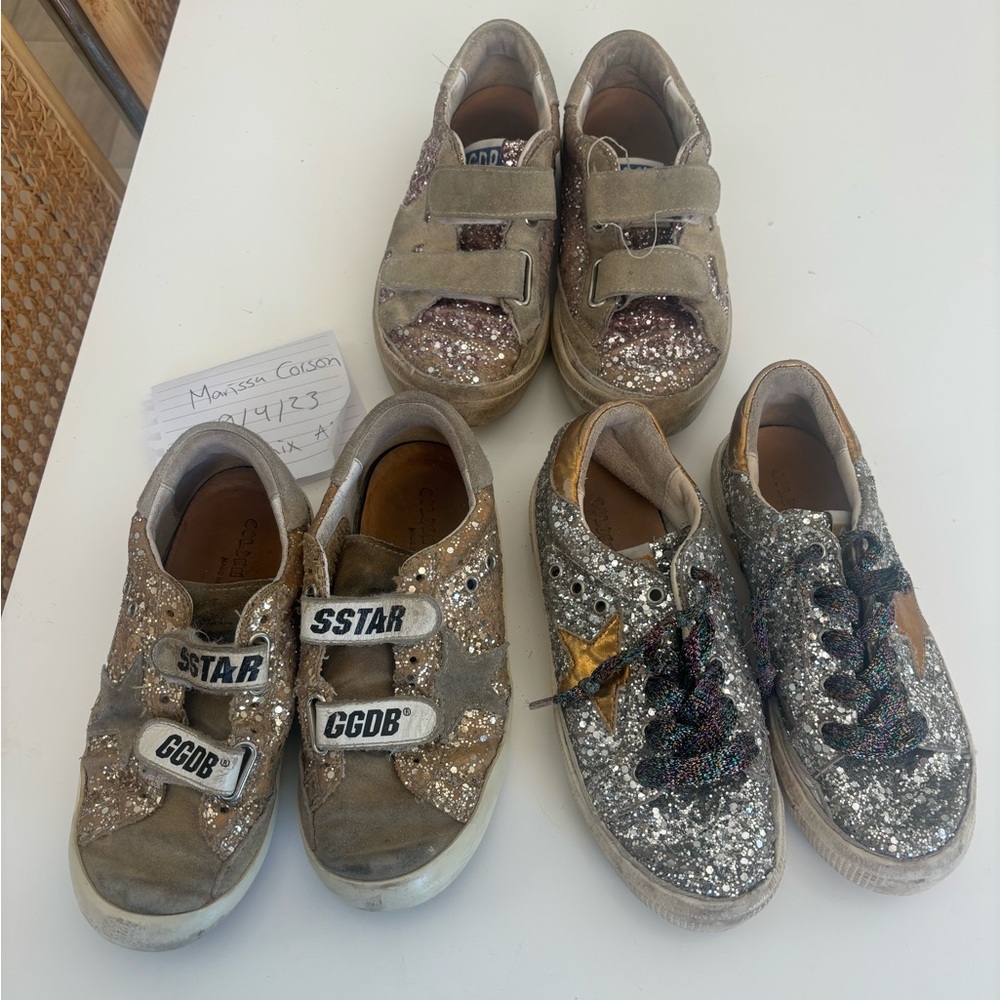 3 pairs of Glitter Kid’s Golden Goose